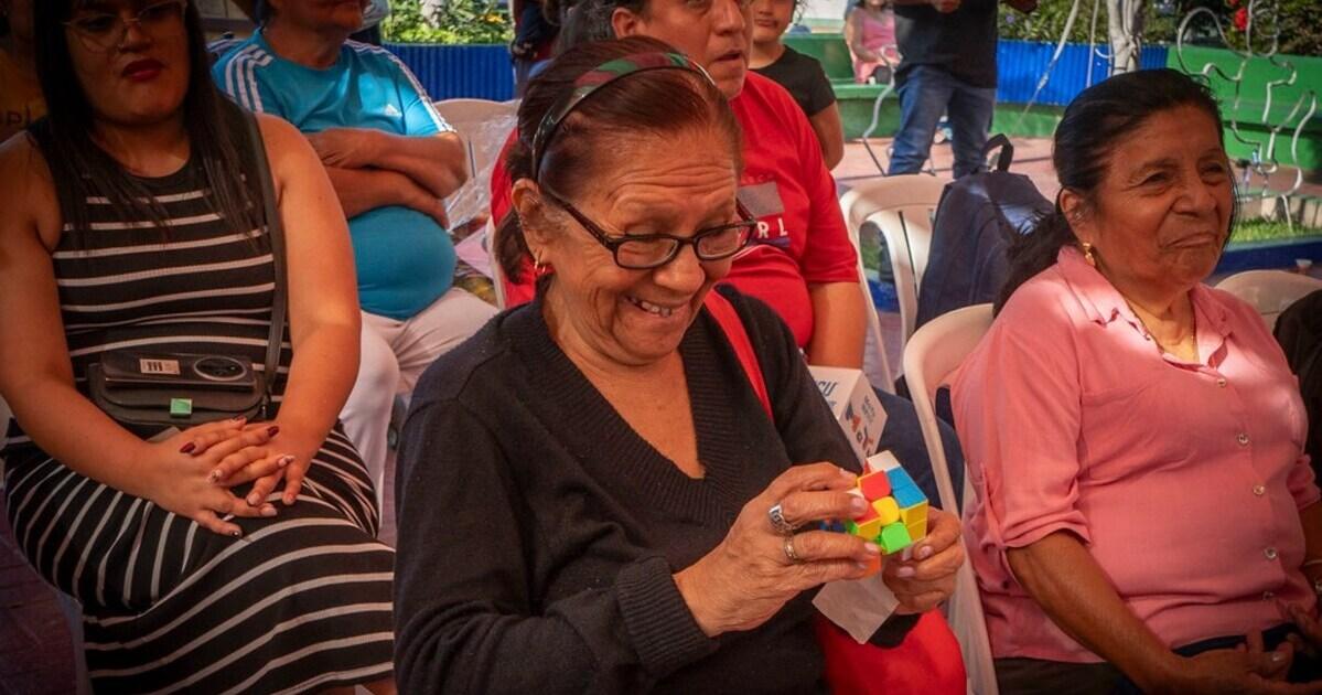 Cubo Rubik en Carmen de la Legua Reynoso gracias al alcalde Edwards Infante