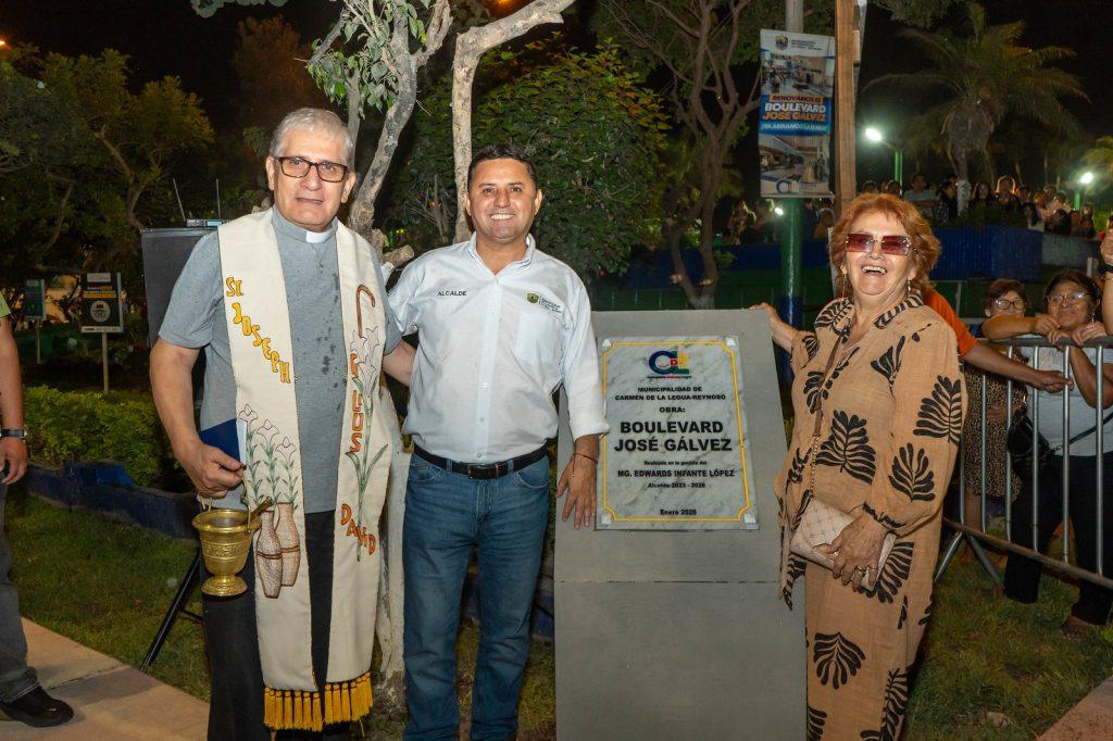 Inauguración del Boulevard José Gálvez